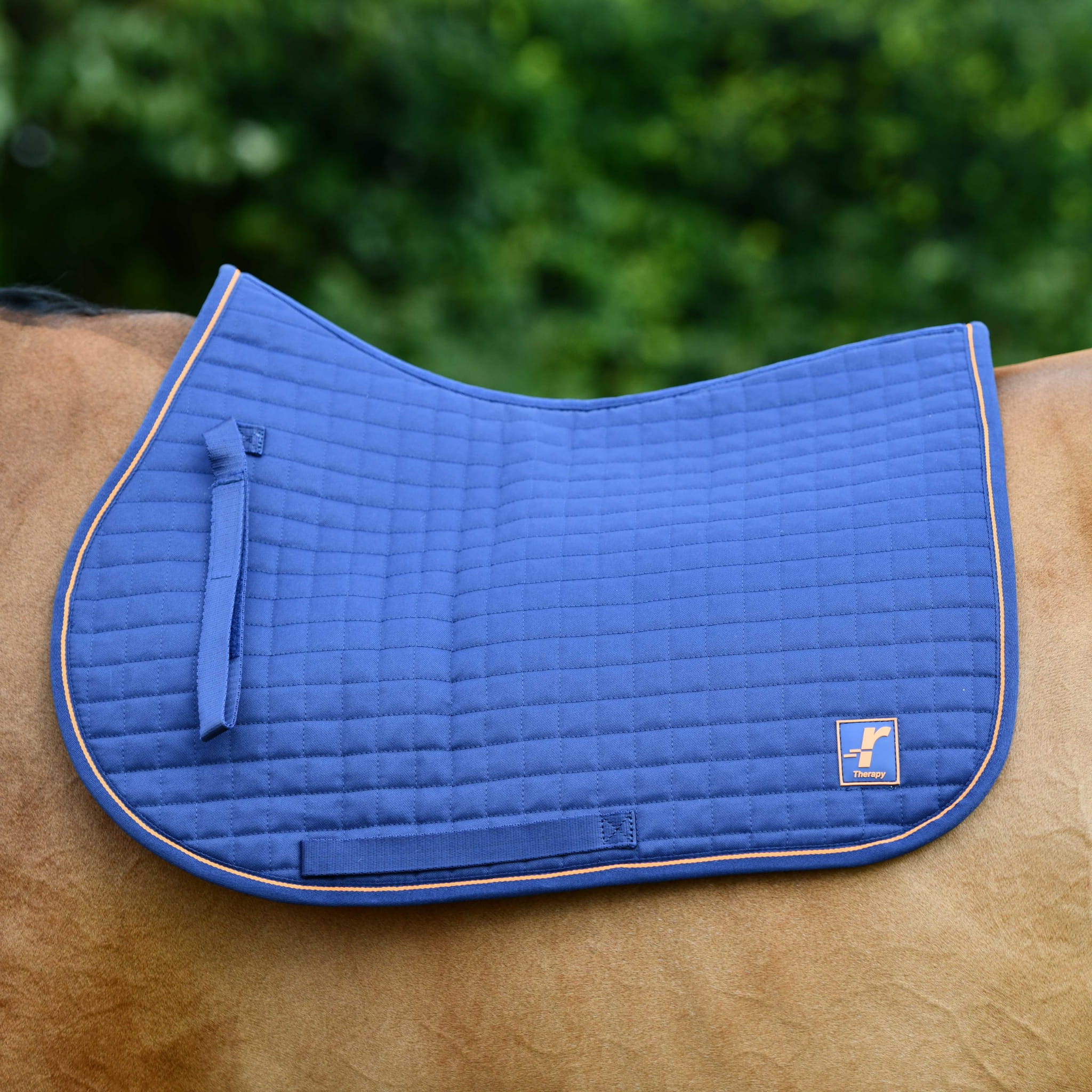 Czaprak Bucas Therapy S/Pad Navy/orange - Cavalo